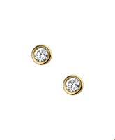 TFT Oorknoppen Diamant 0.10 Ct. Geelgoud Glanzend