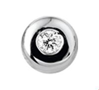 TFT Hanger Witgoud Diamant 0.05 Ct.