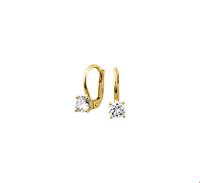 TFT Geelgouden Oorhangers Franse haak zirkonia 4017111