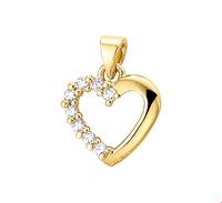 TFT Hanger Geelgoud Hart Zirkonia