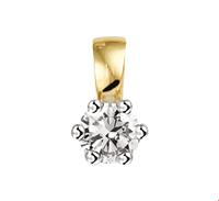 TFT Hanger Bicolor Goud Diamant 0.10ct H SI