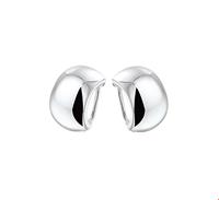 TFT Oorclips Zilver Glanzend 18 mm x 11.5 mm