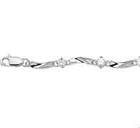 TFT Armband Zilver Zirkonia 5,0 mm 18,5 cm