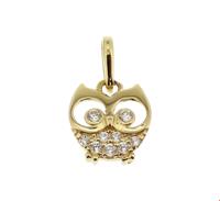 TFT Hanger Geelgoud Uil Zirkonia