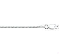 Armband Zilver Slang Achtzijdig 1,7 mm 18 cm