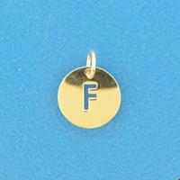 TFT Hanger Geelgoud Letter F