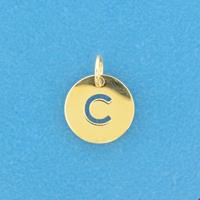 TFT Hanger Geelgoud Letter C