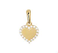 TFT Geelgouden Hanger hart zirkonia 4019392