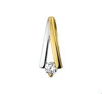 TFT Hanger Bicolor Goud Zirkonia