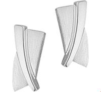 TFT Oorknoppen Poli/mat Zilver Gerhodineerd Mat Glanzend 12 mm x 5.5 mm