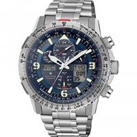 Citizen Radiografische chronograaf Promaster Skyhawk Polshorloge, herenhorloge, solar, stopwatchfunctie, titanium, tot 20 bar waterdicht