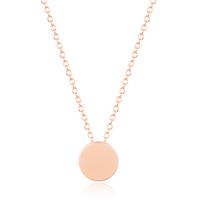 lgtjwls LGT Jewels Dames ketting Munt hanger Rose