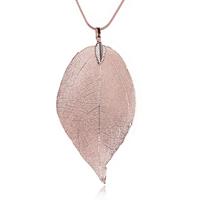 lgtjwls Dames ketting Blad Kettinghanger Leaf Slang Ketting Rose