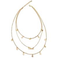 lgtjwls Gelaagde dames ketting goudkleurig Love Stars