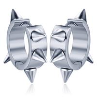 lgtjwls LGT Jewels Creolen Edelstaal Spike Silver