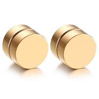 lgtjwls Magnetische Stud oorbellen Goud 8mm