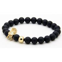 memphis Kralen armband mannen Agaat Roman Warrior Gold