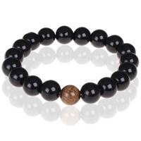 memphis kralen armband Onyx Tijgeroog 10mm