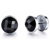 mendes Jewelry Stud oorbellen Zircon Silver
