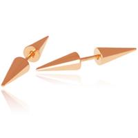 mendes Titanium Stud oorbellen Spikes Rose