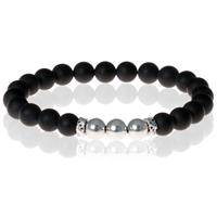 memphis Kralen armband  Agaat Silver Beads