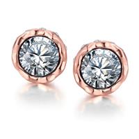 cillajewels vergulde oorknoppen Silver Diamond