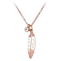 cillajewels ketting mozaiek Leaf rosegoud Verguld