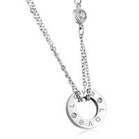 cillajewels ketting Zilver Love Pendant