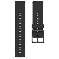 Ignite Verwisselbare Silliconen Polsband - Zwart/Zwart - S