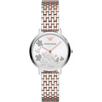 Emporio Armani Dameshorloge Kwarts Zilver