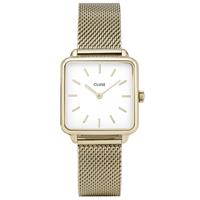 clusehorloges CLUSE CW0101207002 La Garçonne Gold Mesh/White horloge