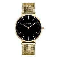 clusehorloges CLUSE CW0101201014 - La Boheme Mesh Gold/Black - Horloge