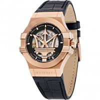 Maserati R8821108039 Automatikuhr für Herren Potenza Skelett roségold