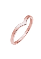 Elli Dames V Vorm Stapeltrend in 925 Sterling Zilver