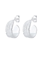 Elli Dames Creools Veer Motief Trend in 925 Sterling Zilver
