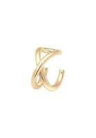 Elli Ohrringe Earcuff Single Geo Basic Minimal Trend 925 Silber, Gold, gold