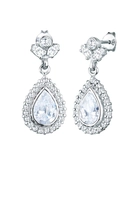 Elli Dames Drop Glamour Elegantie met Zirkonia Kristallen in 925 Sterling Zilver