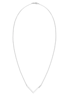Elli DIAMONDS dames V-halsketting in geo look met diamant (0.045 ct.) in 925 sterling zilver