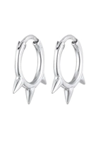 Elli Dames Creolen Spike Trend Must-Have in 925 Sterling Zilver Verguld