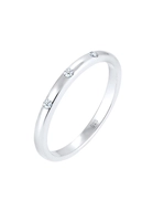 Diamore Diamantring Bandring Diamant (006 ct) 925 Sterling Silber