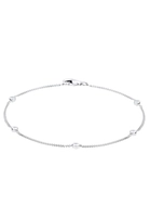 Elli DIAMONDS Elli DIAMONDS Armband Dames Klassiek met Diamant (0.025 ct.) in 925 Sterling Zilver
