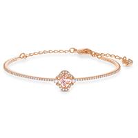 Swarovski 5516476 Armband Sparkling Dance rosekleurig (M) 18,5 cm