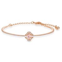 Swarovski 5516476 Armband Sparkling Dance rosekleurig (M) 18,5 cm