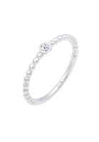 Elli Diamantring Verlobung Geo Kugeln Diamant (003ct) 925er Silber