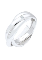 Elli Diamantring Verlobungsring Diamant 003 ct 925 Silber