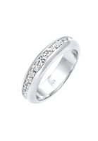 Elli PREMIUM Elli PREMIUM Ring Dames Cocktail Ring met kristallen in 925 Sterling Zilver verguld