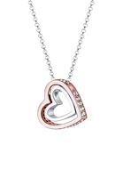 Elli Dames hanger verlovingskristallen in 925 sterling zilver
