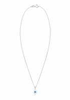 Elli Dames erwtenketting Kwaad Oogsymbool email 925 zilver