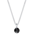 Elli dames basic must-have met kristallen in 925 sterling zilver verguld
