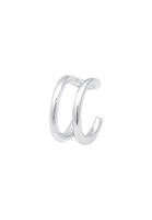 Elli Ohrringe Earcuff Klemme Single Geo Basic Minimal 925 Silber, silber